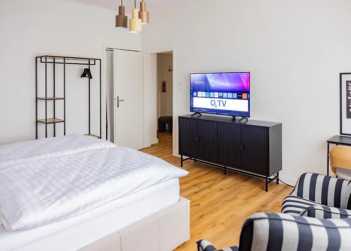 Apartament Am Schmoelderpark I Klinik I Stadion I Messe I 2 Schlafzimmer I Smart Tv I Kueche I Balkon